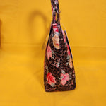 Betsey Johnson Leopard Cheetah Animal Print Rose Insulated Lunch Tote Bag