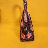Betsey Johnson Leopard Cheetah Animal Print Rose Insulated Lunch Tote Bag