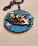 Hocus Pocus Flying Sanderson Sisters Sliding Keychain