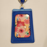 Alice Wildflower Mushroom Retractable Lanyard ID Holder