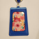 Alice Wildflower Mushroom Retractable Lanyard ID Holder