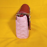 Loungefly Peanuts Snoopy Valentine's Day Charm Quilted Heart Crossbody Handbag