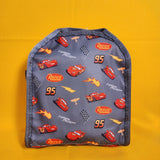 Disney Pixar Cars Lightning McQueen AOP Grey Mini Backpack Organizer Insert NEW