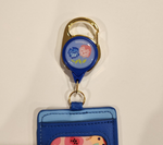 Alice Wildflower Mushroom Retractable Lanyard ID Holder