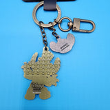 Loungefly Disney Lilo and Stitch Halloween Pumpkin Keychain Charm