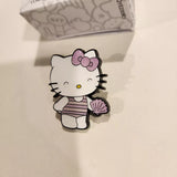 Hello Kitty Summer Glitter Mermaid Blind Box Enamel Pin Sea Shell Opened