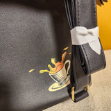 Alice In Wonderland Cameo Mini Backpack Glow In Dark Black