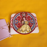 Loungefly Disney Princess Beauty & the Beast Belle Stained Glass Portrait Wallet