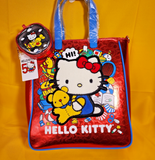Loungefly Sanrio Hello Kitty 50th Anniversary Metallic Tote Bag with Coin Bag