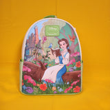 Loungefly Disney Princess Beauty And The Beast Belle Reading Mini Backpack