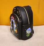 Alice In Wonderland Cameo Mini Backpack Glow In Dark Black