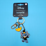 Loungefly Disney Lilo and Stitch Halloween Pumpkin Keychain Charm