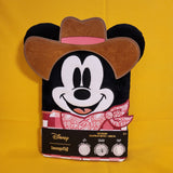 Loungefly Western Mickey Mouse Cosplay Plush Refillable Stationery Journal