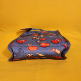 Disney Pixar Cars Lightning McQueen AOP Grey Mini Backpack Organizer Insert NEW