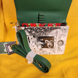 Loungefly Dr. Seuss How the Grinch Stole Christmas! Holiday Book Crossbody Bag