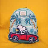 Loungefly Peanuts Snoopy and Woodstock Road Trip Mini Backpack Vacation