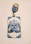 Star Wars Darth Vader Blue Retractable Lanyard ID Holder