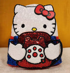 Hello Kitty 50th Anniversary Phone Sequin Cosplay Mini Backpack