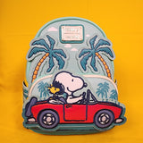Loungefly Peanuts Snoopy and Woodstock Road Trip Mini Backpack Vacation