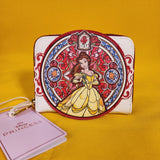 Loungefly Disney Princess Beauty & the Beast Belle Stained Glass Portrait Wallet