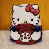 Hello Kitty 50th Anniversary Phone Sequin Cosplay Mini Backpack