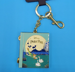 Peter Pan You Can Fly Story Book Hinged Keychain Charm