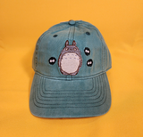 Studio Ghibli My Neighbor Totoro with Soot Sprites Dad Hat Baseball Cap Green
