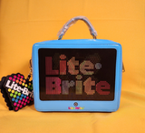 Loungefly Lite-Brite Lenticular Glow Crossbody Handbag with Coin Bag