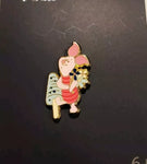 Winnie the Pooh Piglet Mushroom Flower Enamel Pin