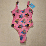 Barbie California Dream Pink One Piece Swim Suit Bathing Suit M