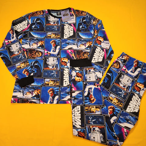 Cakeworthy Star Wars PJ's Set Blue Pajamas Size M