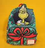 Loungefly Dr. Seuss How the Grinch Stole Christmas Presant Mini Backpack