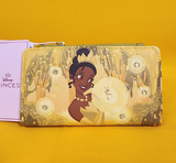 Loungefly Disney The Princess and The Frog Tiana and Ray Flap Wallet