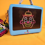 Loungefly Lite-Brite Lenticular Glow Crossbody Handbag with Coin Bag