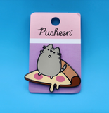 Pusheen the Cat Pizza Pepperoni Slice Chezzy Enamel Pin NEW