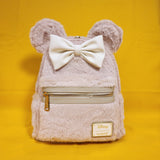 Minnie Mouse Faux Fur Bow Ears Mini Backpack