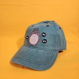 Studio Ghibli My Neighbor Totoro with Soot Sprites Dad Hat Baseball Cap Green