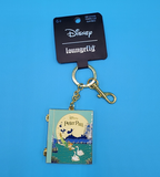 Peter Pan You Can Fly Story Book Hinged Keychain Charm