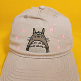 Studio Ghibli My Neighbor Totoro Cherry Blossom Beige Dad Hat Baseball Cap