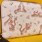 Loungefly Disney Winnie The Pooh Tigger Butterfly AOP Zip Wallet