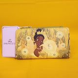 Loungefly Disney The Princess and The Frog Tiana and Ray Flap Wallet