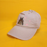 Studio Ghibli My Neighbor Totoro Cherry Blossom Beige Dad Hat Baseball Cap