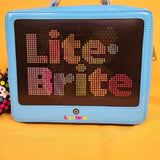 Loungefly Lite-Brite Lenticular Glow Crossbody Handbag with Coin Bag