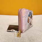 Beauty and the Beast Dancing Pastel Art Zip Around Wallet