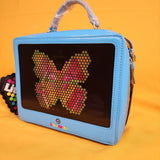 Loungefly Lite-Brite Lenticular Glow Crossbody Handbag with Coin Bag