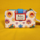 Loungefly The Beatles All You Need Is Love Flap Embroidered Wallet