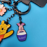 Loungefly Disney Winnie the Pooh Piglet Hunny Flower Keychain Charm