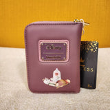 Beauty and the Beast Dancing Pastel Art Zip Around Wallet