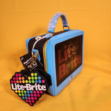 Loungefly Lite-Brite Lenticular Glow Crossbody Handbag with Coin Bag