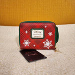 Big Hero 6 Baymax Holiday Lights Plaid Christmas Zip Wallet